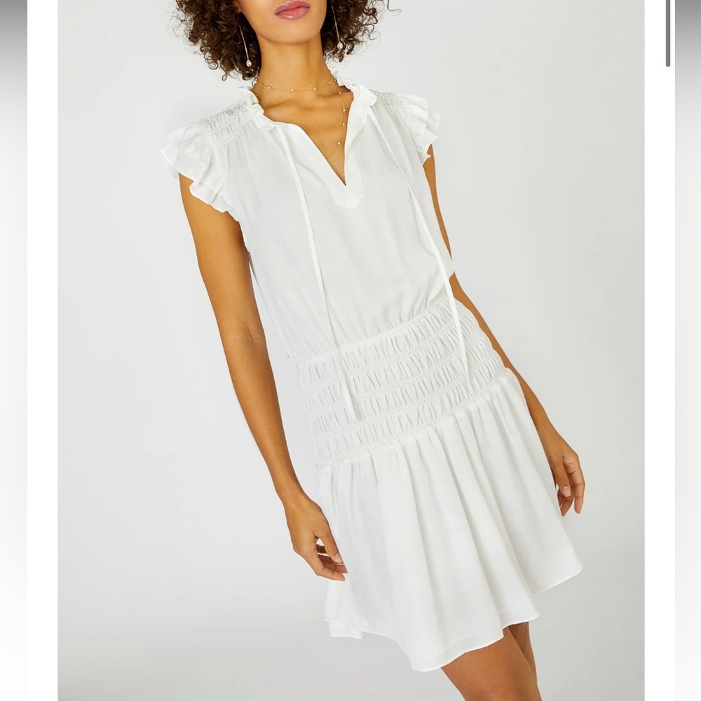 White casual dress